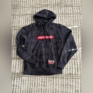 Papa John's Black Camouflage Hoodie for Men